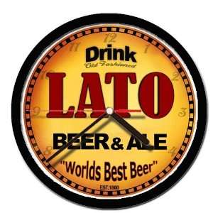  LATO beer and ale cerveza wall clock 