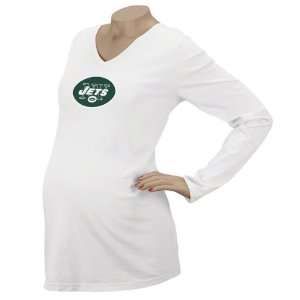  New York Jets Womens Maternity Logo Premier Too Long 
