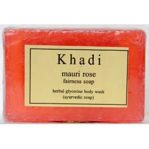  Khadi Hand Made Rose Soap Bar 4.5 oz   8 Fragrances 