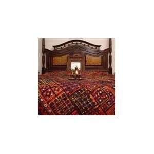 Kutch Tapestry Luxury Bedspread   Red 