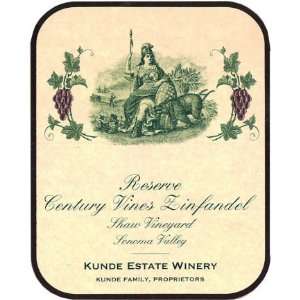  Kunde Estate Zinfandel Century Vines 2007 750ML Grocery 