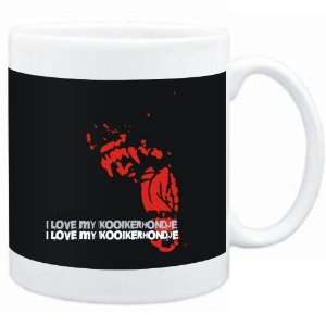    Mug Black  I love my Kooikerhondje  Dogs