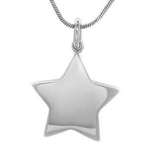  18 KREMENTZ BRAND STAR PENDANT NECKLACE CRAFTED IN TOP 