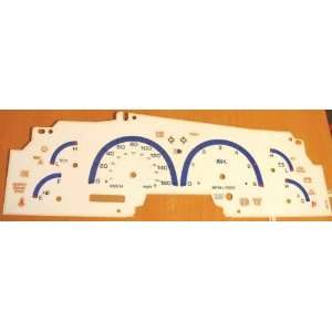   00 01 02 Ford F150 Expedition White Face Glow Gauges Dash Kit   in KPH