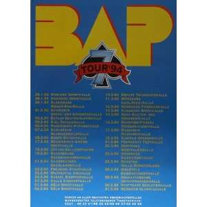  BAP   All Dates 1994   CONCERT   POSTER from GERMANY