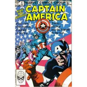  Captain America   1982 King Size Annual Comic Book 