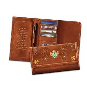 Irish Pride Womens Leather Wallet May The Road Rise To Meet You by 