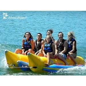  6 Passenger Side by Side Commercial Banana Water Sled 
