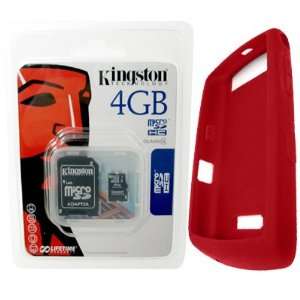  Kingston 4GB microSDHC Memory Card with SD Adapter (SDc4GB 