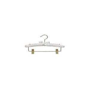  White Color Hand Crafted Satin Hangers (Set of 25) By 