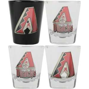  Arizona Diamondbacks 3D Logo Shot Glass Set Sports 