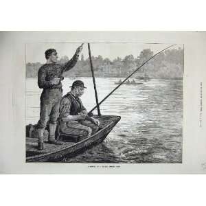   Fine Art Member River Thames Angling Club Boat Men