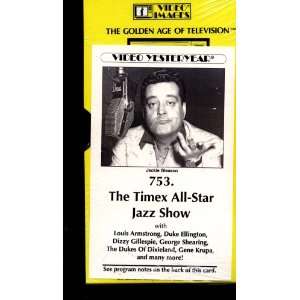 THE TIMEX ALL STAR JAZZ SHOW LIVE TV SHOW W/JACKIE GLEASON, HOST (VHS 