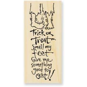  Trick or Feet   Rubber Stamps Arts, Crafts & Sewing