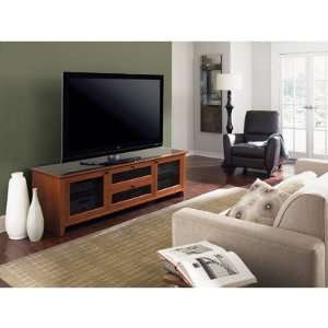    Novia 74 TV Stand in Natural Stained Cherry