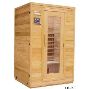  2 Person Deluxe Infrared Sauna, 5 Heaters, Stereo Cd 