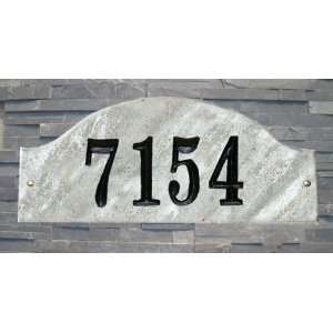   in Quartzite solid granite plaque w/Engraved Numbers