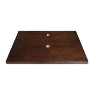   Wood Counter Top W/ Single Faucet Hole & Drain Hole