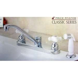  Price Pfister Kitchen Faucet Chrome with Sprayer