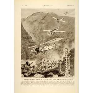  1935 Ethiopia Abyssinia War Airplane Attack George Ham 