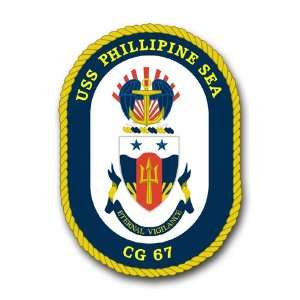  US Navy Ship USS Phillipine Sea CG 67 Decal Sticker 3.8 