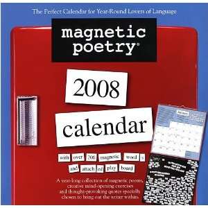  Magnetic Poetry 2008 Wall Calendar