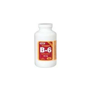   Vitamin B 6 50 mg, 1000 Tablets, Watson Rugby
