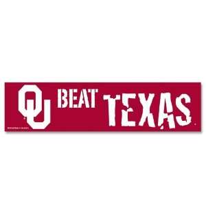  Oklahoma Beat Texas Bumper strips 