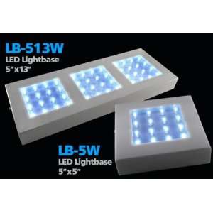   Products LB 5W 5 in. Square Light Base   White