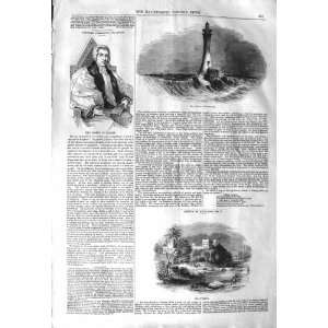  1843 BELL ROCK LIGHTHOUSE BISHOP EXETER FLY FISHING