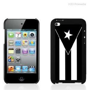  Puerto Rico Flag Black White   iPod Touch 4th Gen Case 