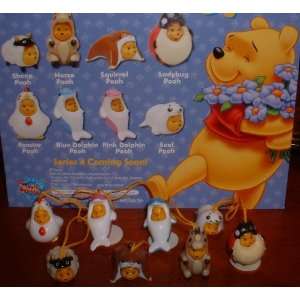 Winnie the Pooh Peek a Pooh Series 3 Animal Figure Collection with 