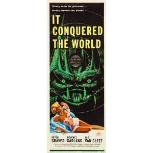  It Conquered The World Movie Poster Insert 14x36