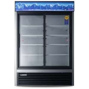   ft Two Sliding Glass Door Refrigerator Merchandiser