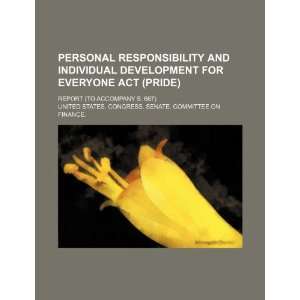  Personal Responsibility and Individual Development for 