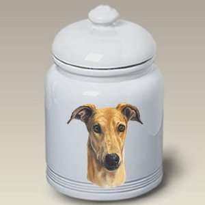 Greyhound Dog   Linda Picken Treat Jar