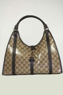  Gucci Handbags Beige Coating   Brown Leather 265699 