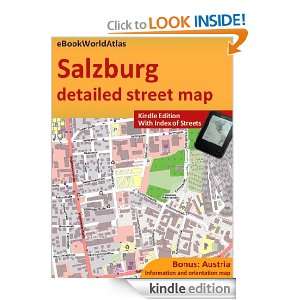 Map of Salzburg (Austria) eBookWorldAtlas Team  Kindle 