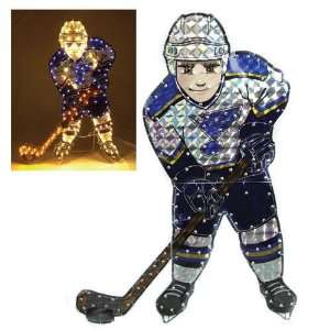  44 NHL St Louis Blues Outdoor Lighted Hockey Player Lawn 