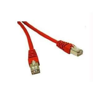  25ft CAT5e Shielded Patch Cable Red