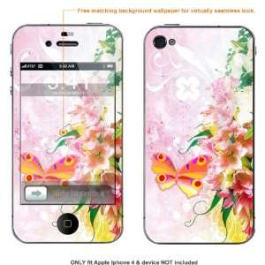   Skin Sticker for AT&T & Verizon Apple Iphone 4 case cover iphone4 379