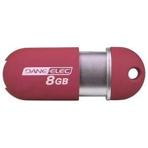  Dane Elec zMate 8GB USB 2.0 Flash Drive (Red) Electronics