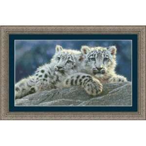  Snow Leopard Cubs   Cross Stitch Pattern Arts, Crafts 