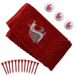 Washington State Cougars Embroidered Golf Towel, Golf 