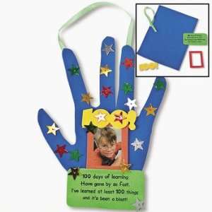  Handprint 100th Day Of School Craft Kit   Teaching 
