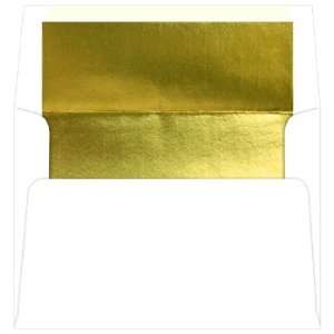  A7 Foil Lined Envelope   5 1/4 x 7 1/4   Gold Foil (1000 