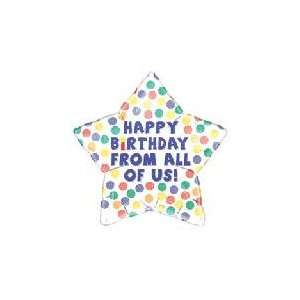   All of Us (Dots) Star   Mylar Balloon Foil