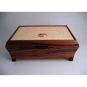  Handmade wooden mikutowski jewelry box   rosewood with 
