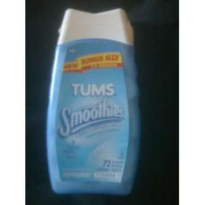 Tums Smoothies Peppermint 72 Tablets