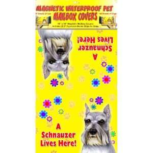   Schnauzer 18 x 18 Fully Magnetic Dog Mailbox Cover